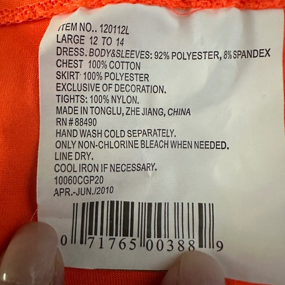 Candy Corn Witch Costume Girls Size Large Size 12-14 Halloween Costume - Picture 10 of 13